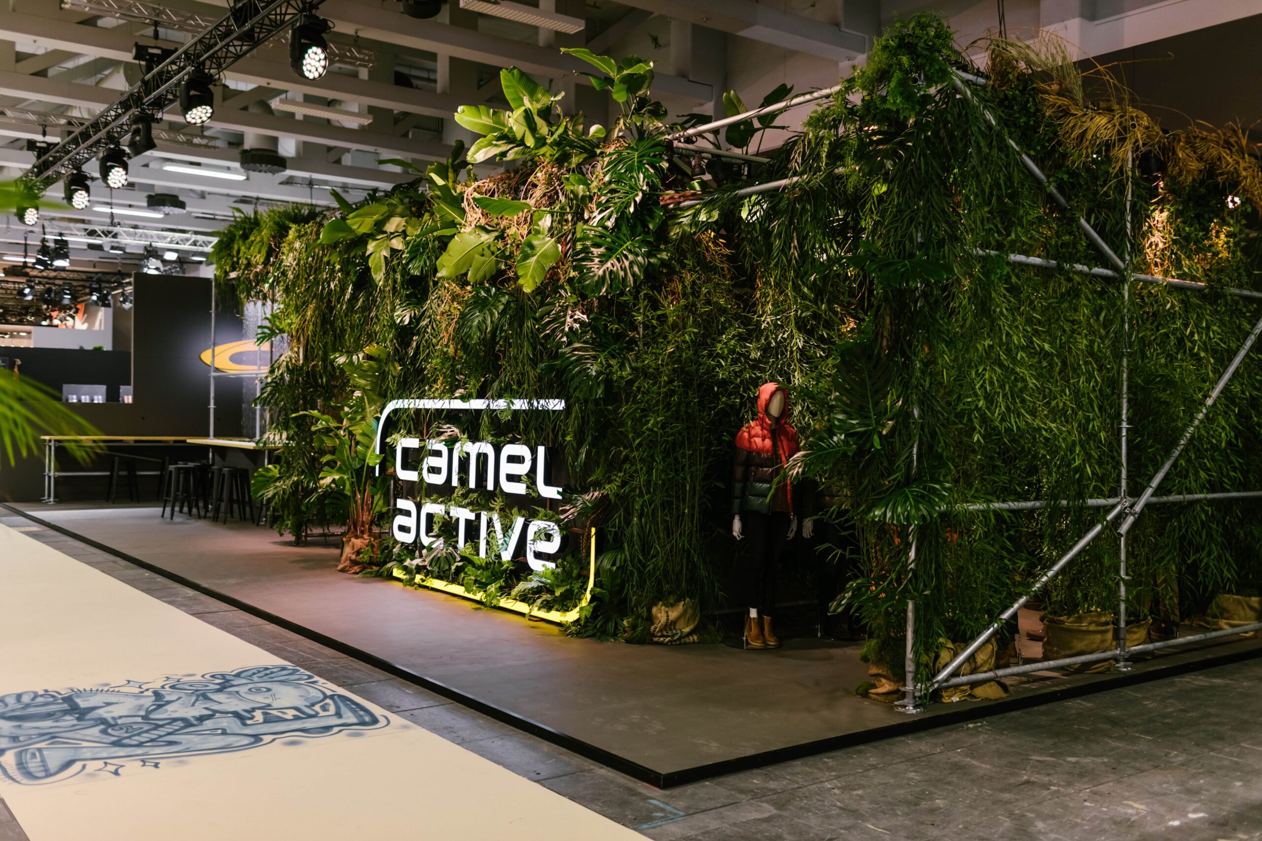Messestand Design für Camel Active Panorama Messe Berlin