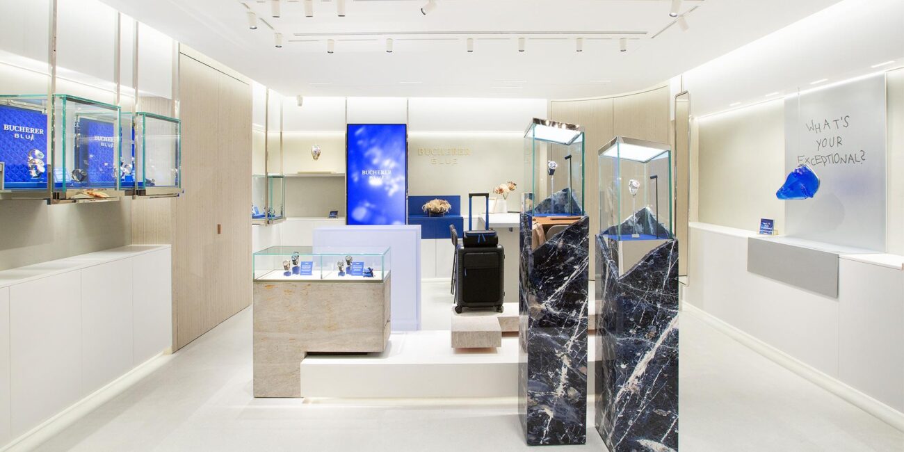 Watch Store Design Bucherer Blue - Gallery Concept Zürich